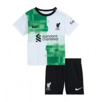 Liverpool Fußballbekleidung Auswärtstrikot Kinder 2023-24 Kurzarm (+ kurze hosen)